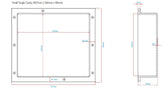 AKRIL WALL NICHE 350 SINGLE CAVITY
